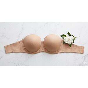 Wacoal Red Carpet Strapless Underwire Bra Full Figure Nude 36H NWOT